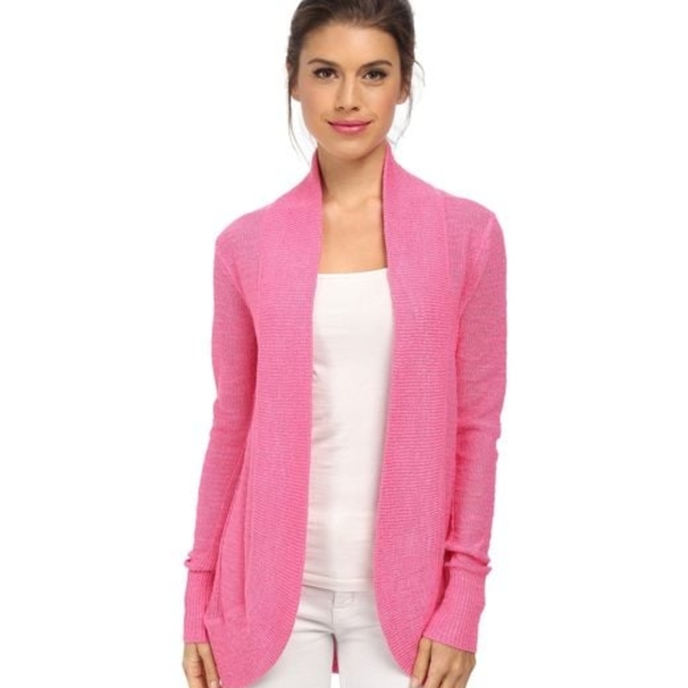 Lily Pulitzer Hot Pink Cardigan. Size Xs.
